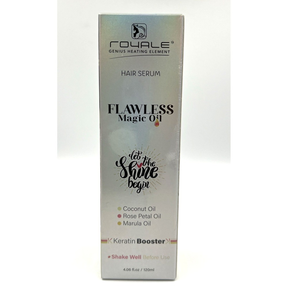 Royale Flawless Magic oil Hair Serum Keratin Booster Coconut, Rose Petal, Marula